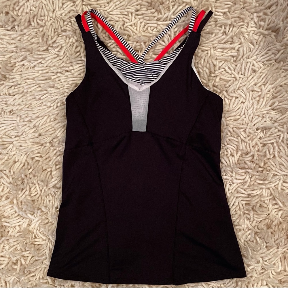 Lucky in Love tank, medium, EUC